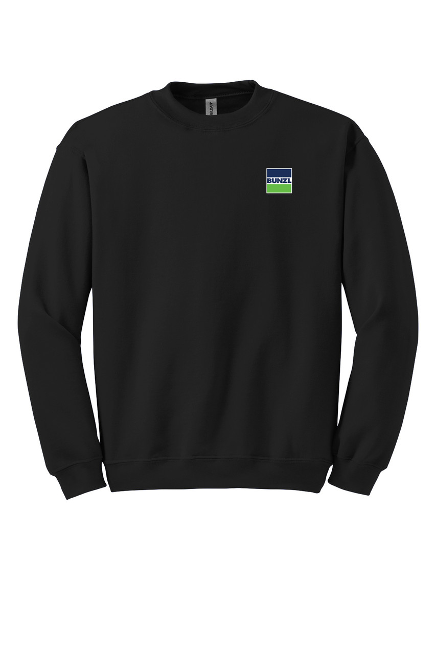 Gildan Heavy Blend Crewneck Sweatshirt (BLACK M/BUNZL)